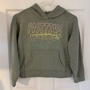 Old Navy Positive Vibes Hoodie - Gray
